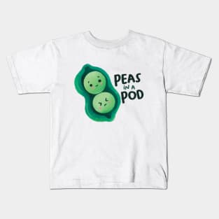 Two Peas in a Pod Kids T-Shirt